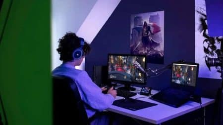 Green screens for streaming