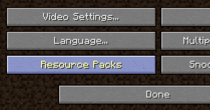 options resource packs for minecraft