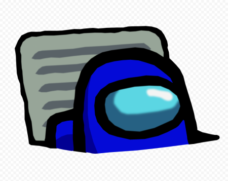 Blue Among Us Character