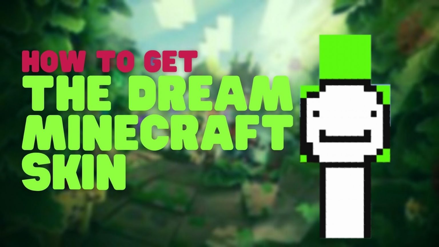 how to get the dream minecraft skin