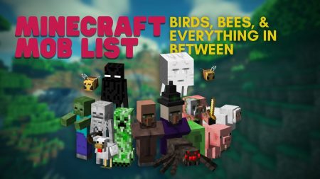 Minecraft Mobs List 2022- Monsters, Animals, Villagers & more minecraft mob list 2022