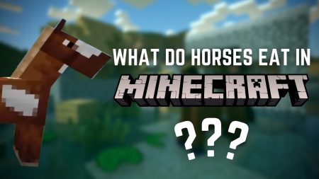 what do horses eat in minecraft