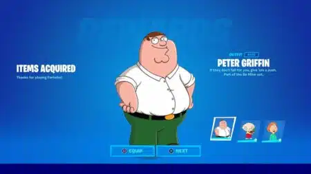 Fortnite Family Guy Skin