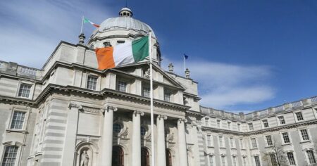 Ireland’s New Gambling Regulations Could Disrupt EPL and Racing Broadcasts The Irish National Flag Flies Outside the Government Buildings in Dublin