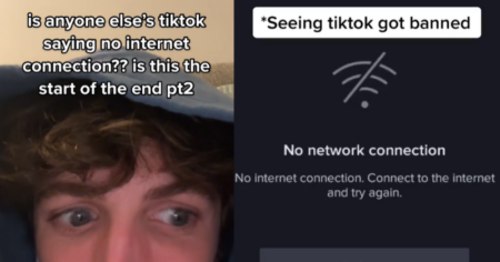 TikTok's No Internet Connection