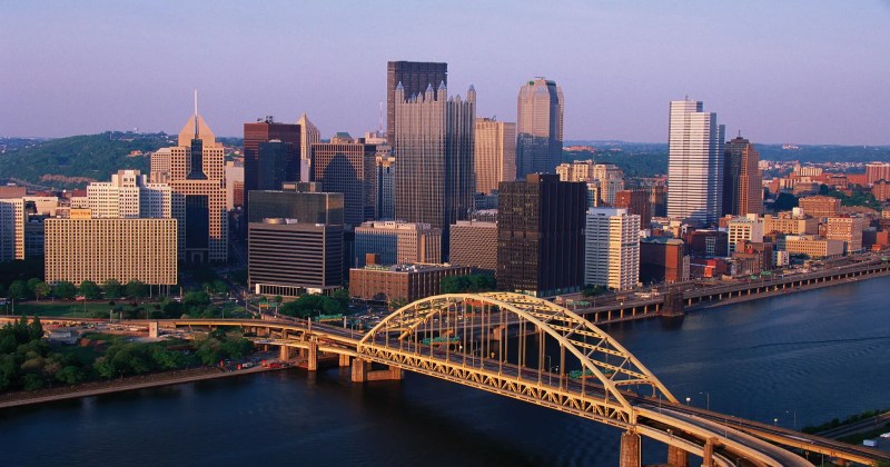 Downtown Pittsburgh Pennsylvania Fort Pitt Bridge Monongahela