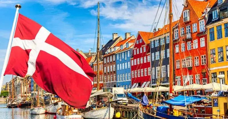 Denmark Flag Copenhagen